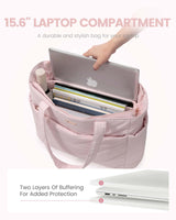 2Pcs Lightweight Puffy Tote Bag