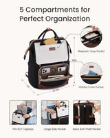 Cute Casual Laptop Backpack, 15.6" 17.3", 5000
