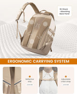 2Pcs Travel College Bookbag, 15.6", 5009