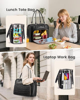 LOVEVOOK Lunch Bag With Separate Laptop Compartment 5020