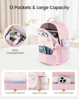 School Backpack for Girls, 15.6" 17.3"