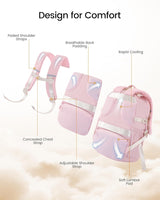 School Backpack for Girls, 15.6" 17.3"