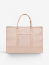 2 Pcs Quilted Laptop Tote Bag, 15.6" 17"