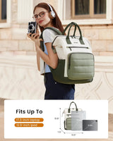 Stylish School Backpack, 15.6" 17", 5116