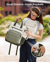Stylish School Backpack, 15.6" 17", 5116