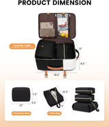 4Pcs Travel Backpack, 40L