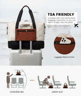 2Pcs Puffer Travel Duffel Bag