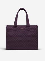 2Pcs Quilted Work Tote Bag, 15.6" 17.3"