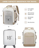 4-teiliger großer Reiserucksack, 40L/50L