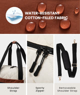 2Pcs Puffer Travel Duffel Bag