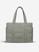 Large Puffer Work Tote Bag, 15.6" 17"