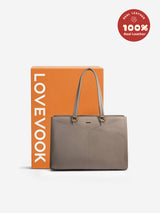 Elevate Top-Grain Leather Tote--100% Cowhide