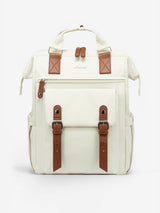 LOVEVOOK 1930 laptop backpack beige brown