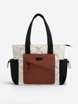 LOVEVOOK 2Pcs Quilted Puffer Tote Bag, 15.6" 17.3"