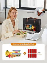 Leather Laptop Lunch Bag 15.6" 17.3"