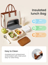 Lunch Compartment Tote Bag 15.6" 17.3"