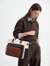 Multi-Pocket Laptop Tote Bag , 15.6" 17.3"