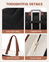 2Pcs Lightweight Puffy Tote Bag