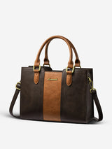 Vintage Leather Shoulder Handbag 11" 12.6"