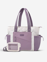 2Pcs Quilted Puffer Tote Bag, 15.6" 17.3"