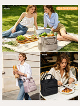 LOVEVOOK Puffer Lunch Bag 13L/18L,5769 5769