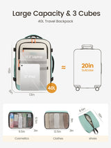 4Pcs Travel Backpack 40L/50L