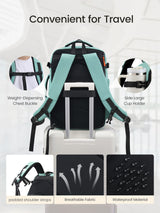 4Pcs Travel Backpack 40L/50L