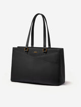 Elevate Top-Grain Leather Tote--100% Cowhide