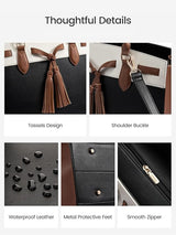 Leather Laptop Bag 15.6" 17.3"