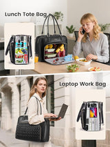 LOVEVOOK Lunch Bag With Separate Laptop Compartment 5020