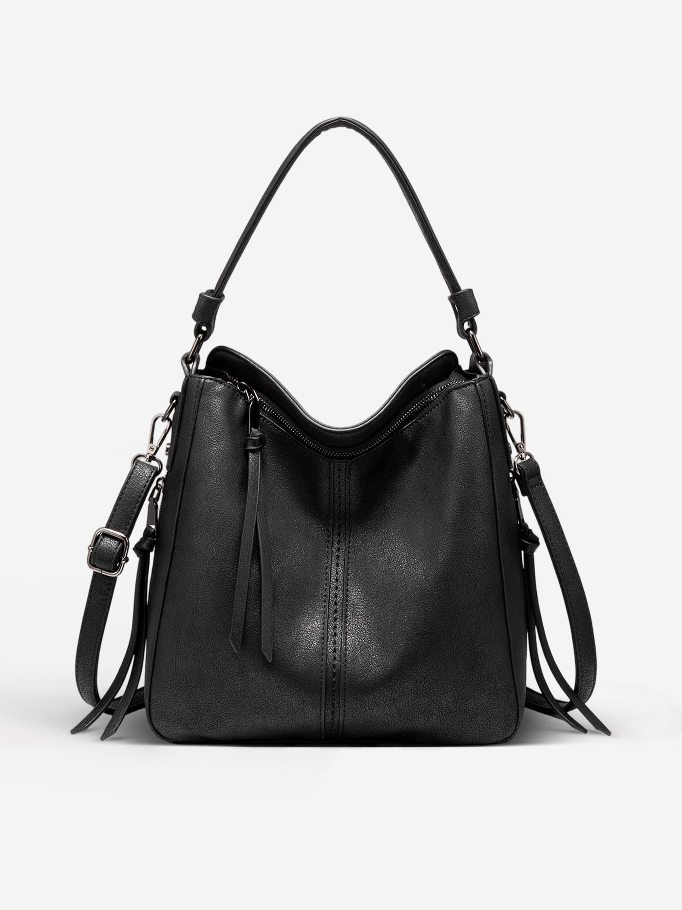 LOVEVOOK Vintage Leather Tote Medium or Large with Multiple