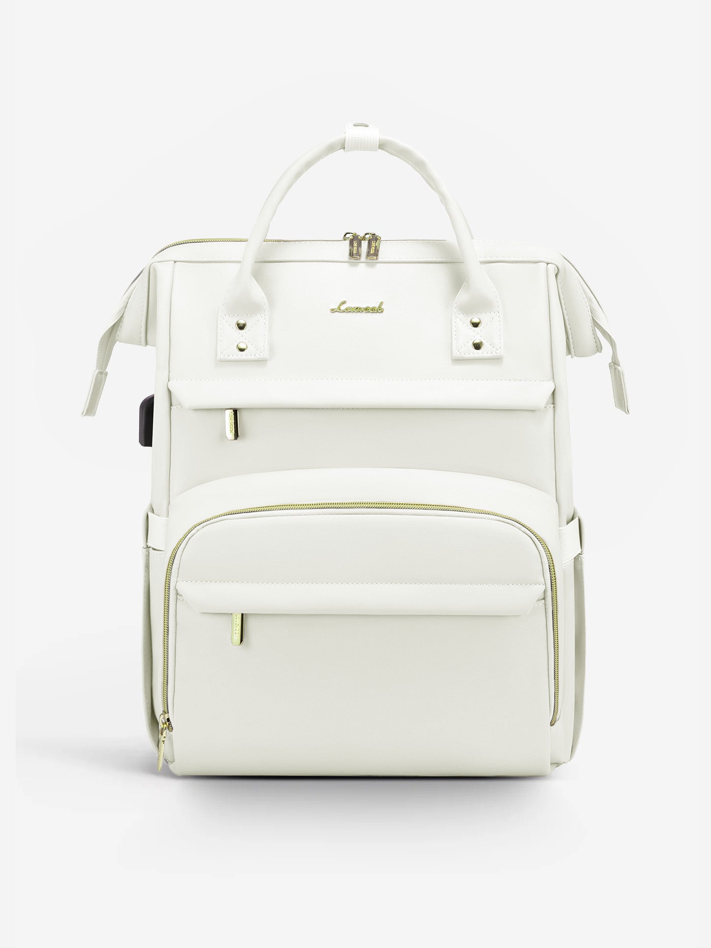 LOVEVOOK Leather Laptop Backpack, 15.6