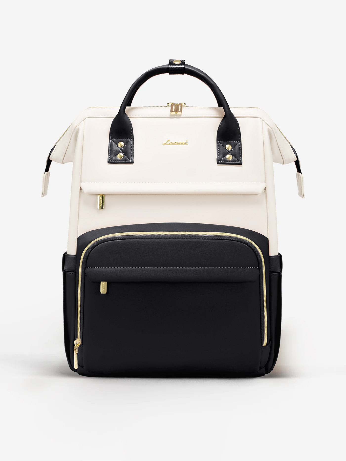 LOVEVOOK Leather Laptop Backpack 15.6