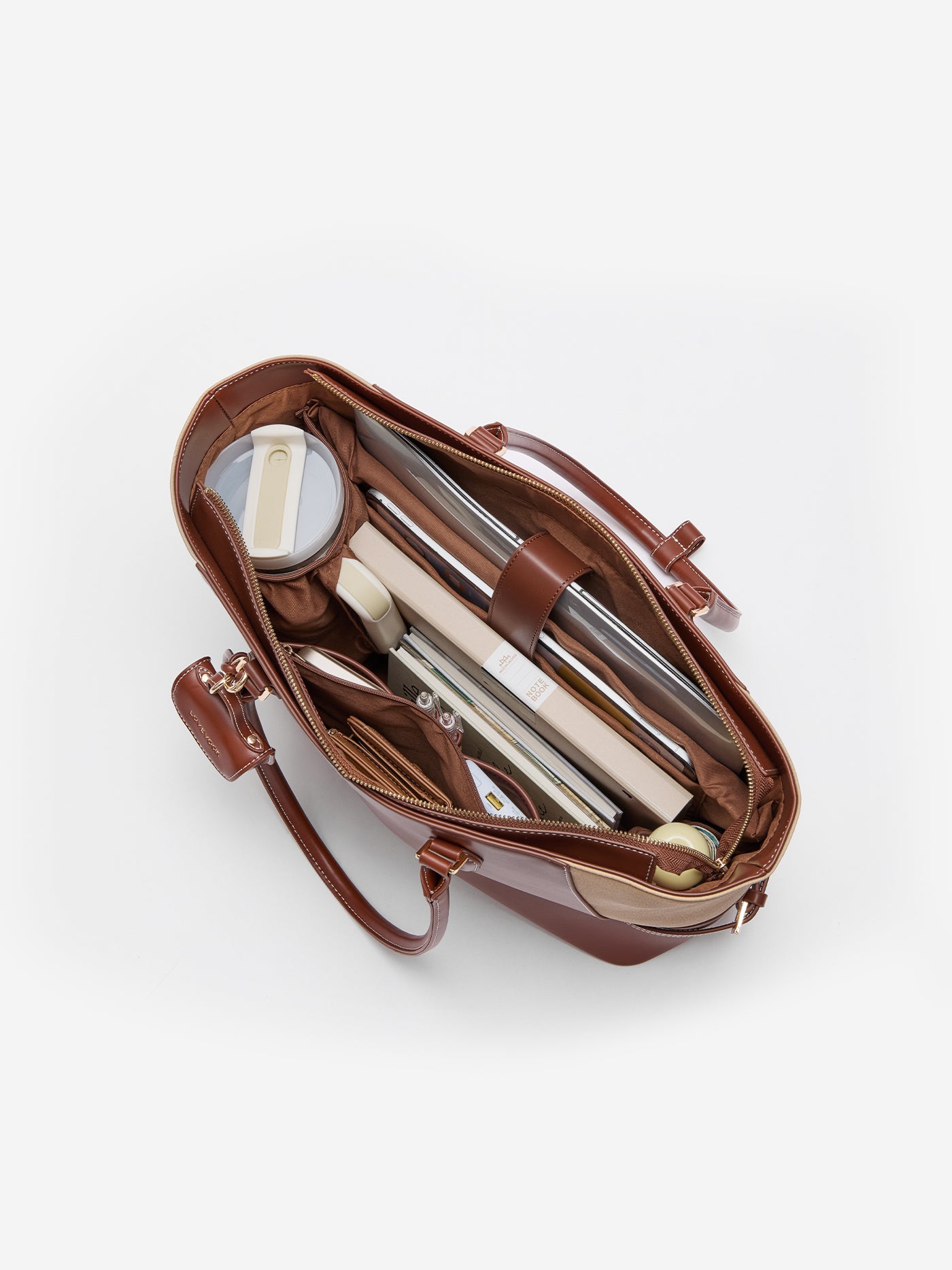 The Anchor Collection Tote Bag, C0003, Cognac