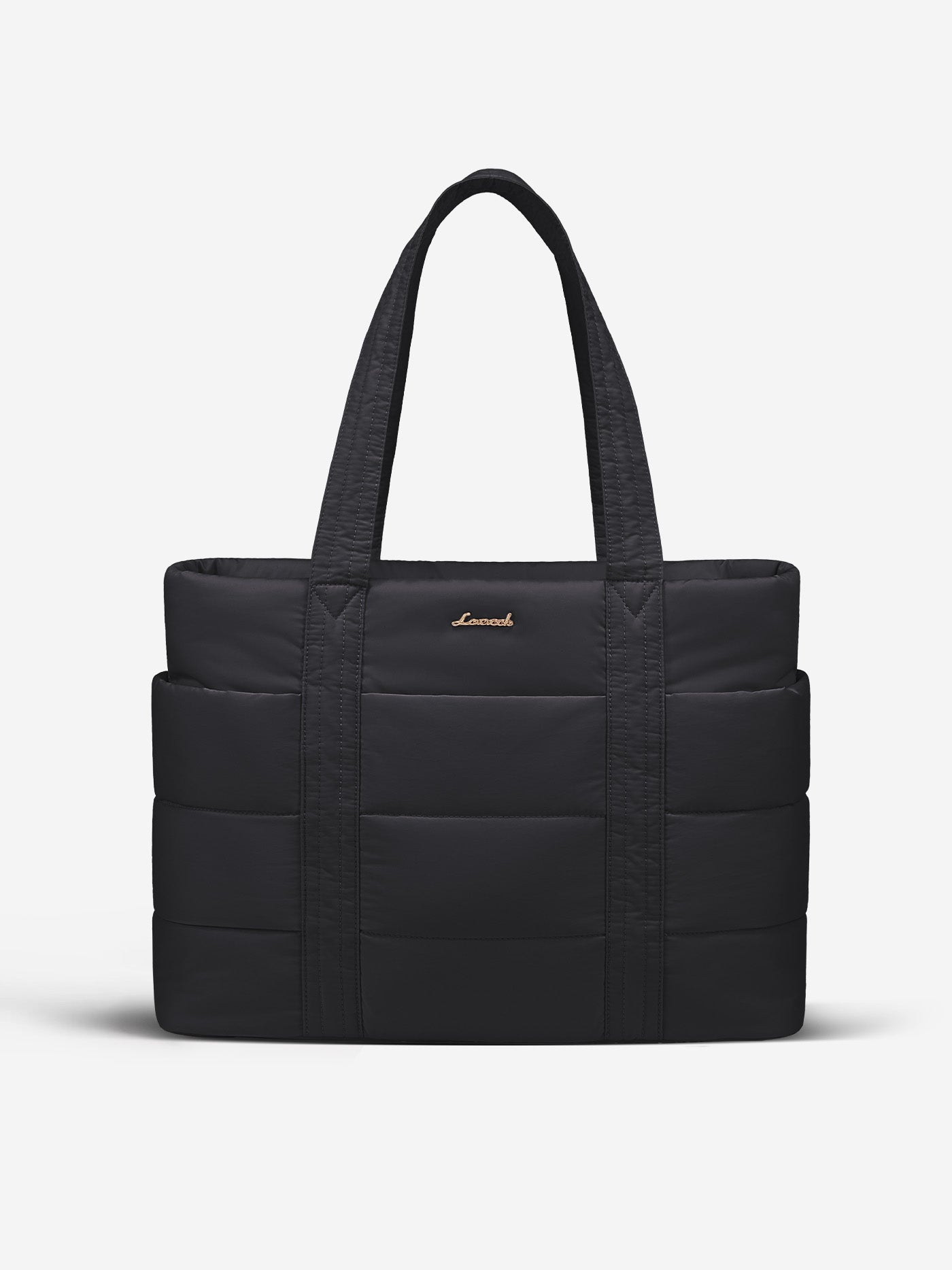 Large Puffer Work Tote Bag, 15.6" 17"