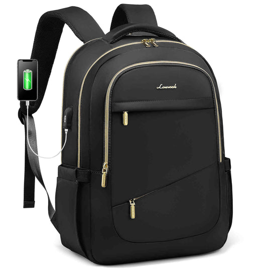 LOVEVOOK Laptop Backpack, Water Resistant, Business Travel Bag, Fits 15.6" Laptop