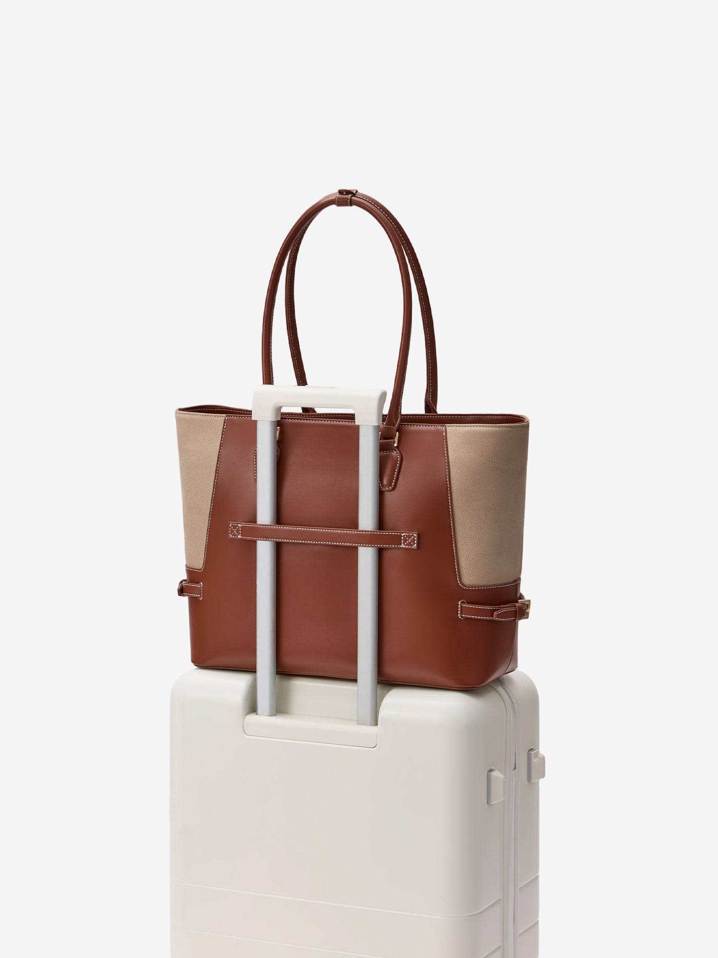 The Anchor Collection Tote Bag, C0003, Brown Embossed