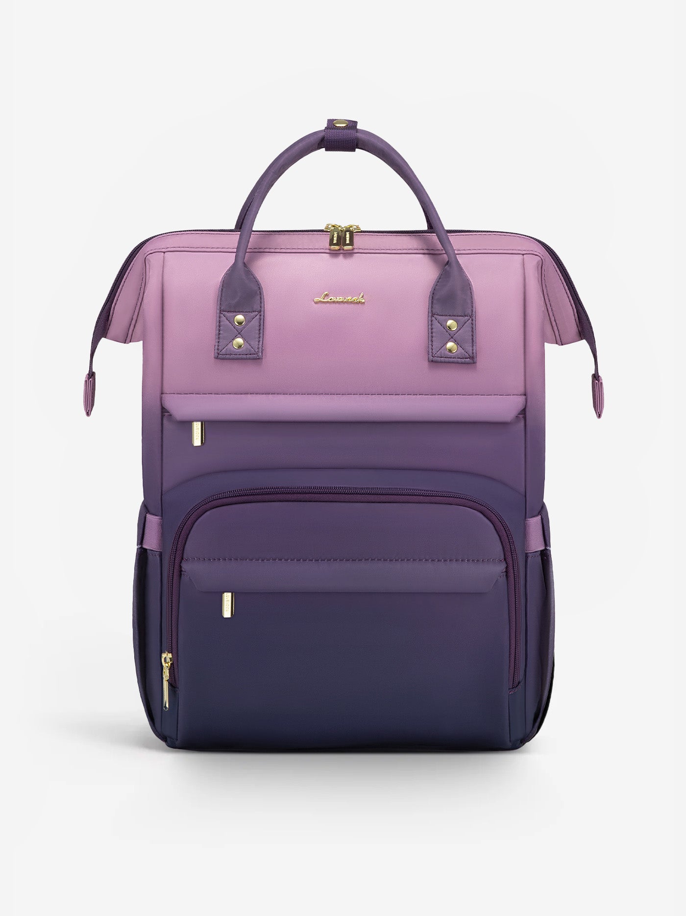 LOVEVOOK Laptop Backpack 15.6" 17.3" Durable Waterproof Nylon Multiple Compartments, Deep Purple / 15.6 Inch LOVEVOOK Laptop Backpack 15.6" 17.3" Durable Waterproof Nylon Multiple Compartments, Deep Purple / 15.6 Inch