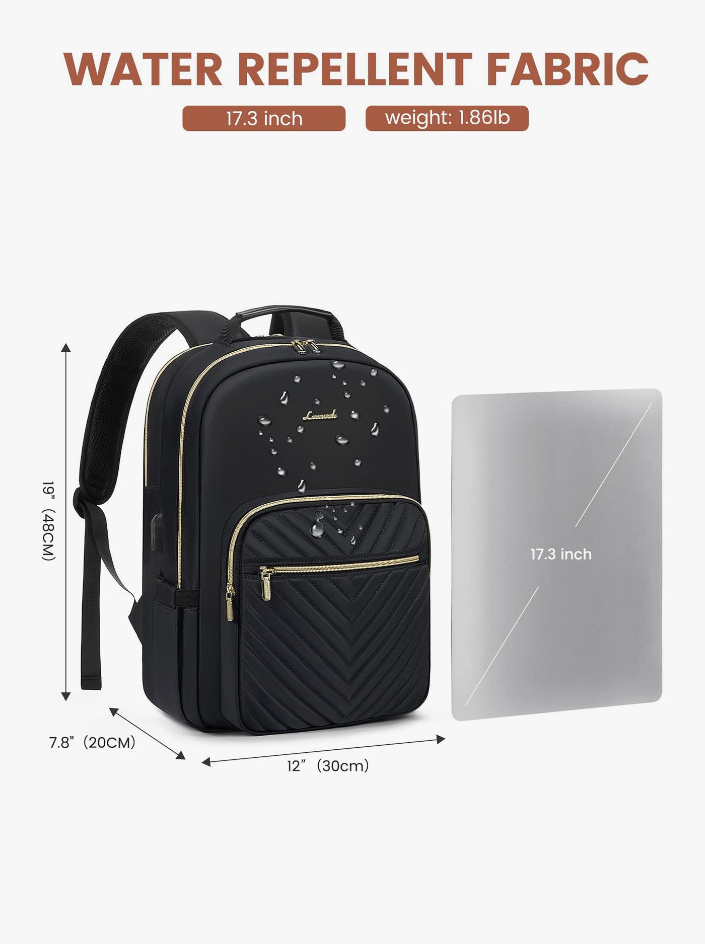 backpack for laptop 17 inch The V Backpack, 15.6