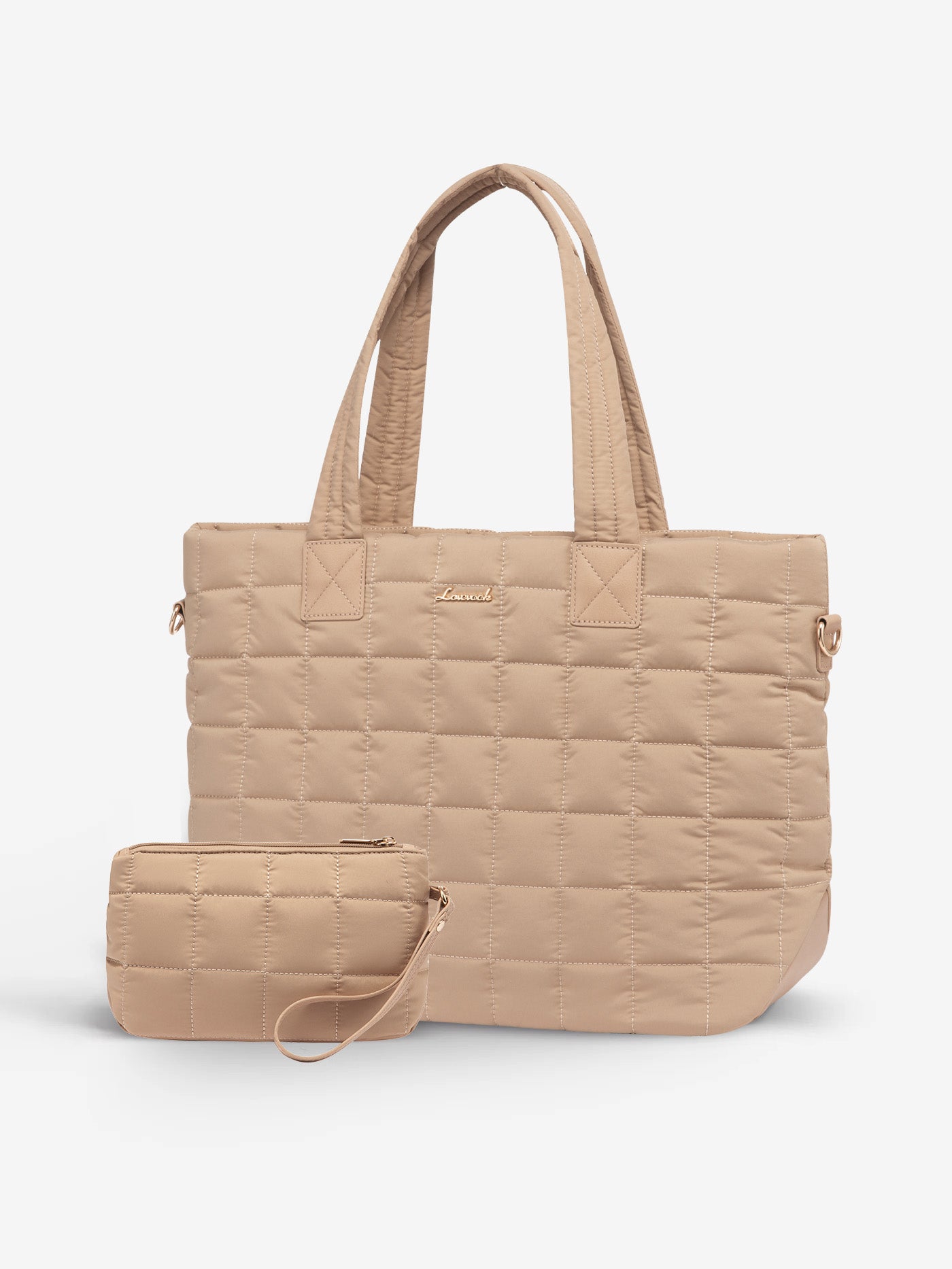 LASUK Padded Puffer Tote Bag For Women - Lightweight Quilted Nylon Crossbody Shoulder Bag, Cloud Handbag For Travel