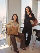 The Anchor Collection Tote Bag, C0003, Brown Embossed