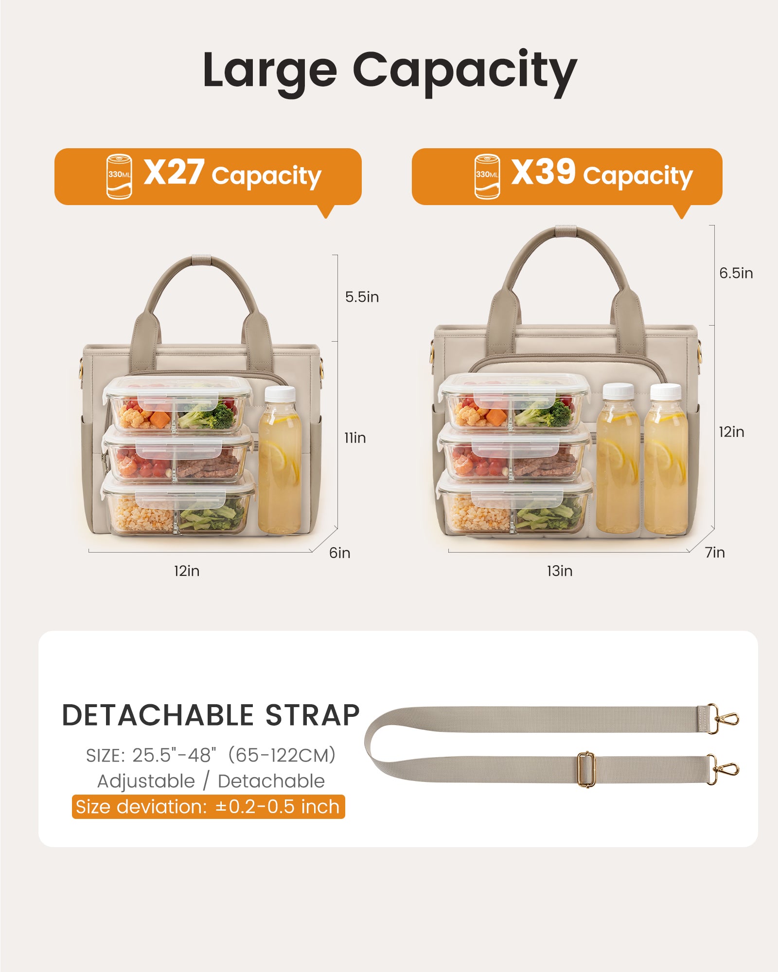 Puffer Lunch Bag 13L/18L,5769
