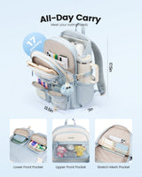 School Backpack 15.6" 17.3"，5457