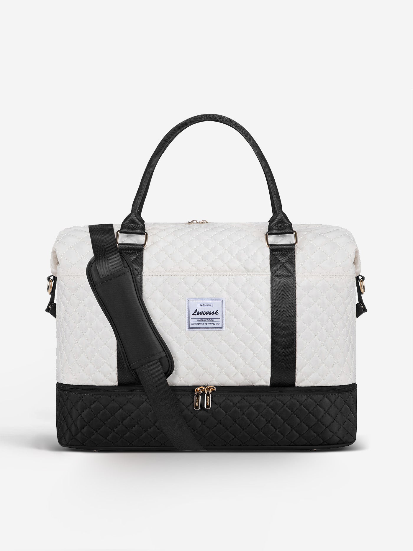 LOVEVOOK Travel Duffel Seperate Shoe Compartment Duffel, with a