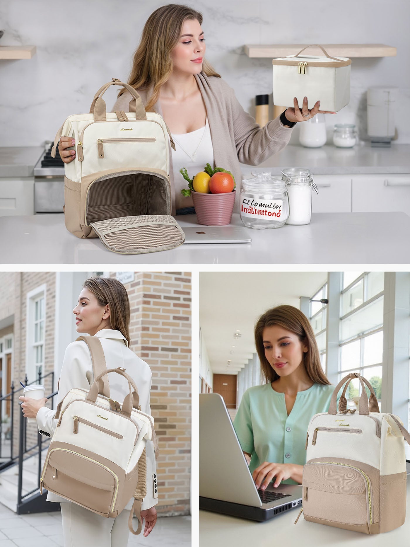 LOVEVOOK Lunch Backpack 15.6 LOVEVOOK Lunch Backpack 15.6