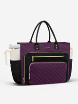 Multi-Pocket Laptop Tote Bag , 15.6" 17.3"