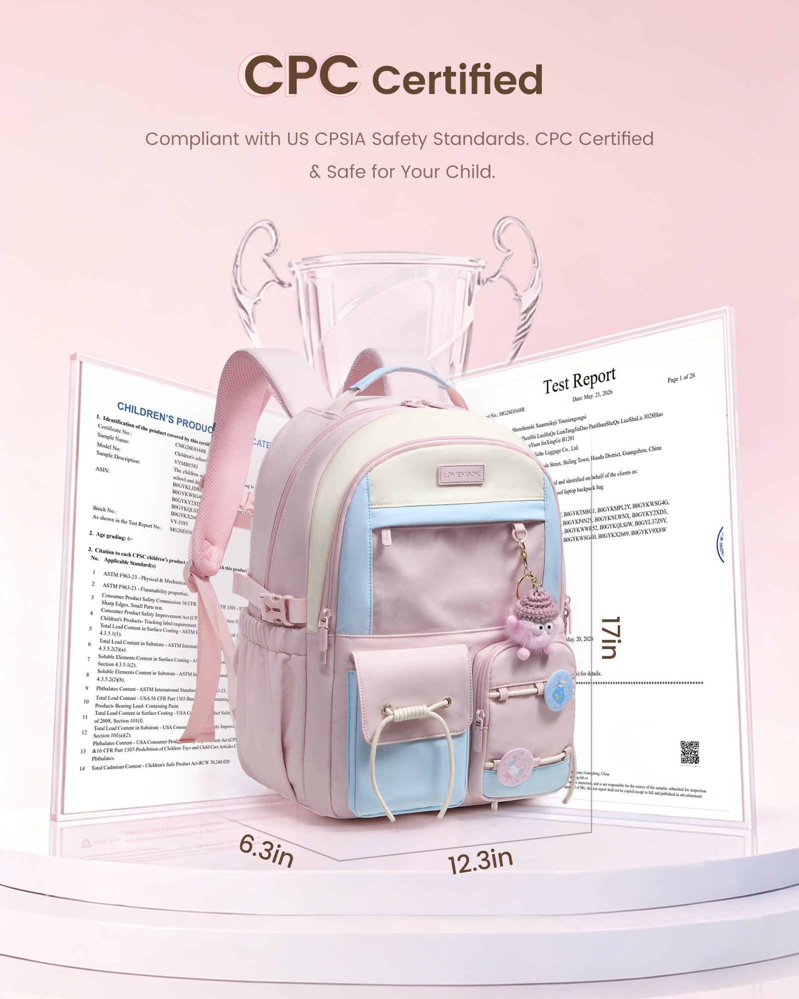 Cute School Backpack，5583