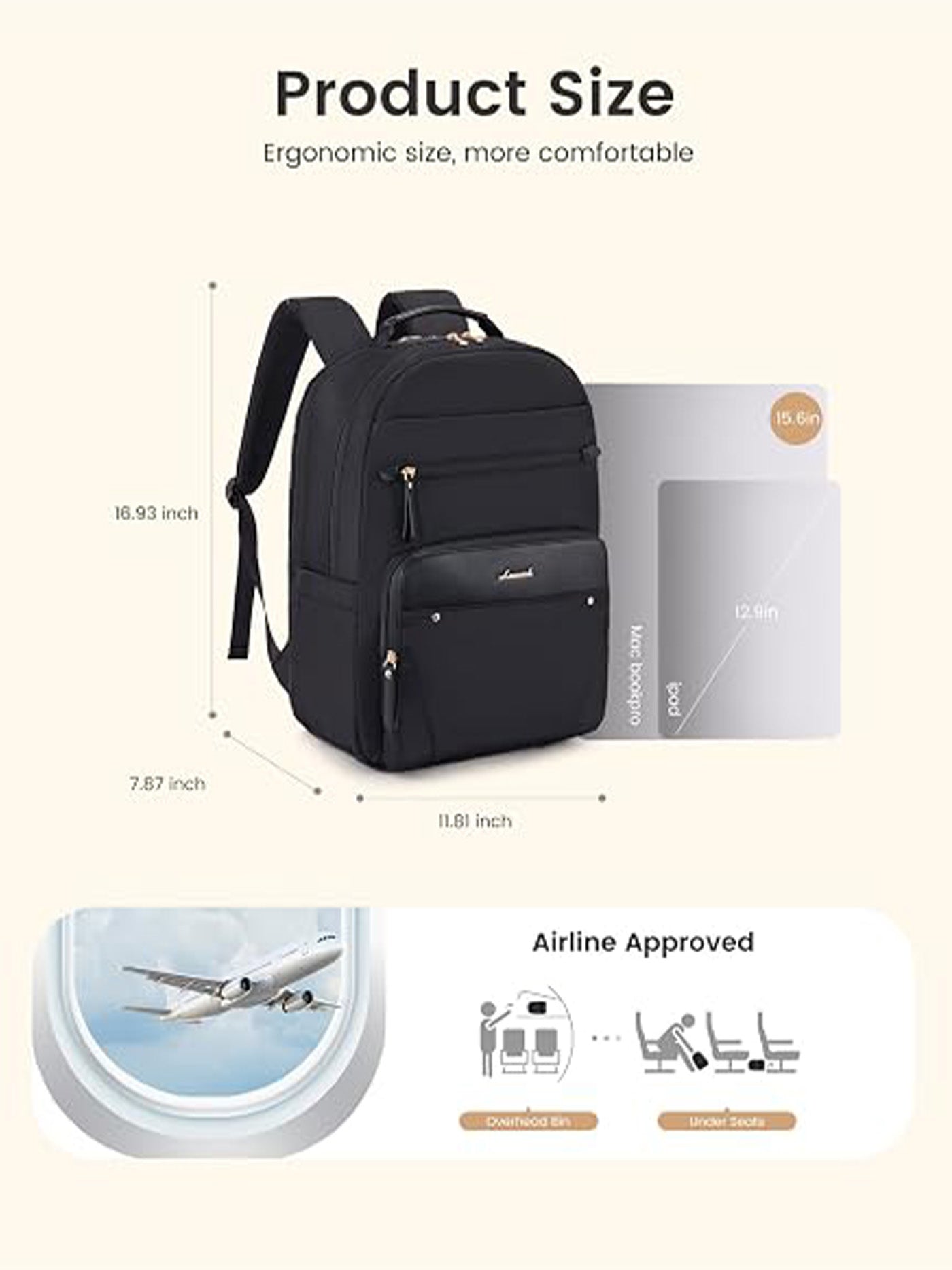 Laptop Backpack 15.6" 17.3"