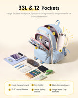 School Backpack，5590