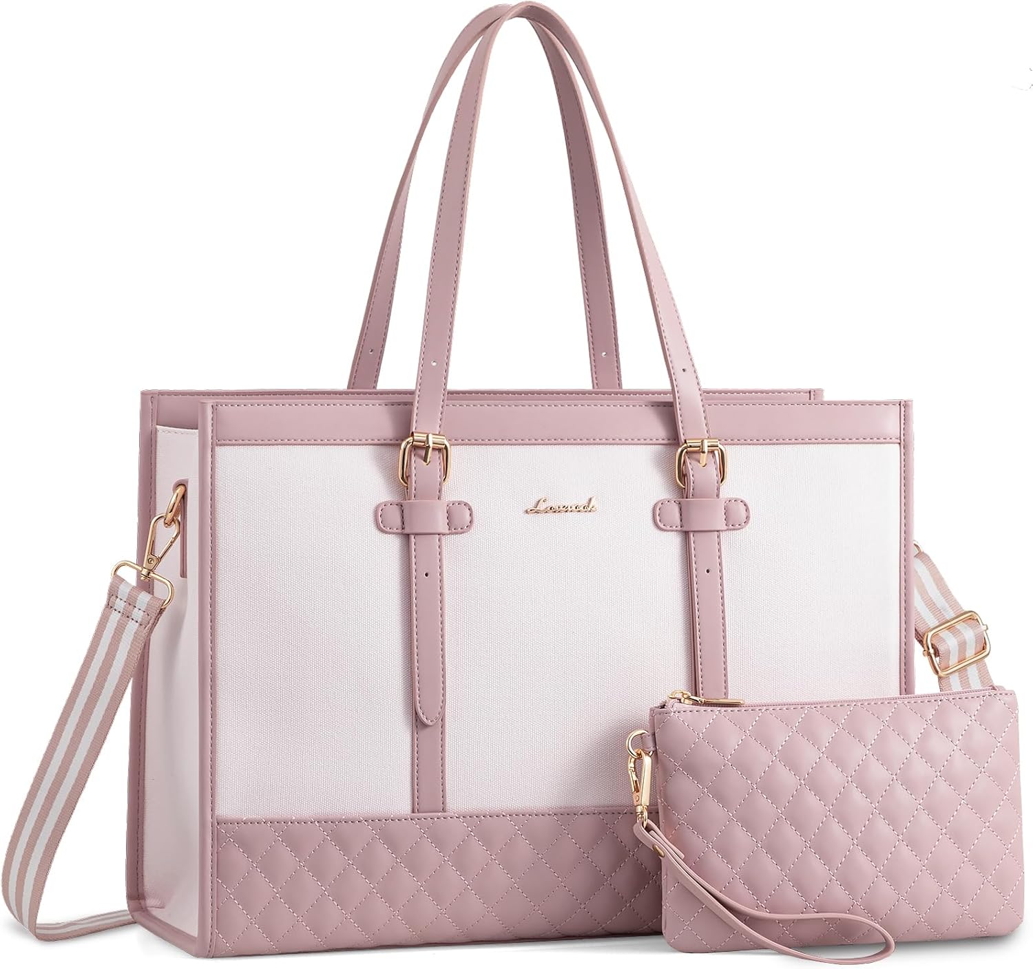 2-teilige Canvas-Laptop-Tragetasche, 15,6" 